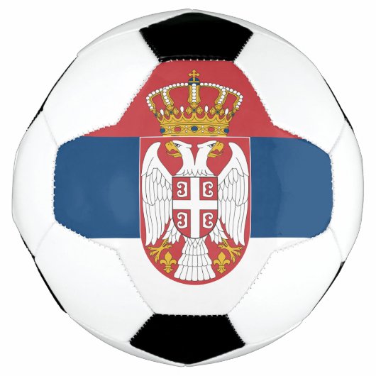 セルビアの旗 サッカーボール (正面)