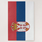 セルビアの旗 ジグソーパズル (縦)
