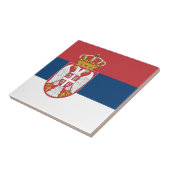 セルビアの旗 タイル (側面)