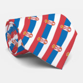 セルビアの旗 ネクタイ (ロール)