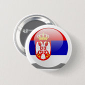 セルビアの旗 缶バッジ (正面&裏面)