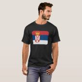 セルビアの旗 Tシャツ (正面フル)