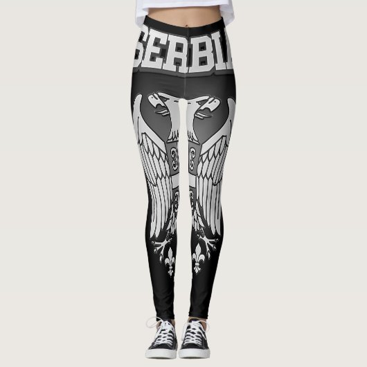 セルビアの紋章付き外衣 レギンス (正面)