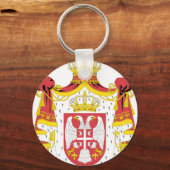 セルビアの紋章 キーホルダー (正面)