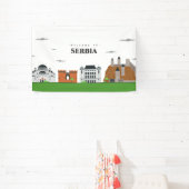 セルビアへようこそ 横断幕 (インサイチュ)