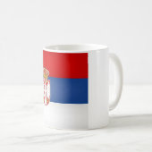 セルビアクール国旗 コーヒーマグカップ (正面右)