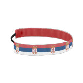 セルビアスリップまたは滑ること国旗を持つノンヘッドバンド アスレチックヘッドバンド (左)