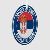 セルビア丸エンブレム オーナメント (正面)