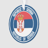 セルビア丸エンブレム オーナメント (正面)