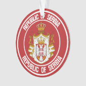 セルビア丸エンブレム オーナメント (正面)