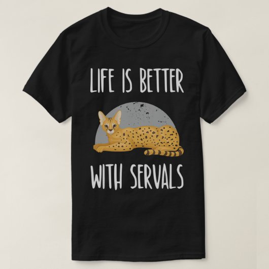 セルビア人の方が人生が良い Tシャツ (デザイン正面)