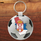 セルビア代表 キーホルダー (正面)