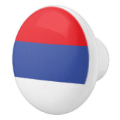 セルビア共和国旗 セラミックノブ (右)