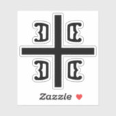 セルビア十字 シール (シート)