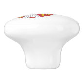 セルビア国旗でセラミックノブの引っ張り セラミックノブ (側面)