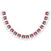 セルビア国旗とパーティーセルビア横断幕/結婚式 バンティングフラッグ (全)