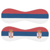 セルビア国旗と軍服の愛国心 ソフトボール (パネル)