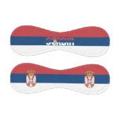 セルビア国旗と軍服の愛国心 野球ボール (パネル)