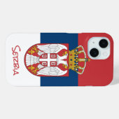 セルビア国旗のケース，セルビアファッション/スポーツiPhone Case-Mate iPhoneケース (裏面 (横))