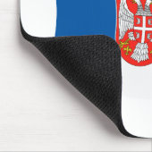 セルビア国旗のマウスパッド マウスパッド (コーナー)