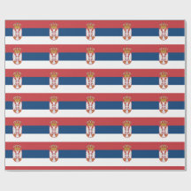 セルビア国旗の包み紙