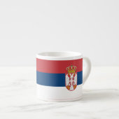 セルビア国旗の喜びと愛国心 エスプレッソカップ (正面右)