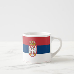 セルビア国旗の喜びと愛国心 エスプレッソカップ
