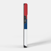 セルビア国旗の愛国的なApple 14 Case-Mate iPhoneケース (右側面)