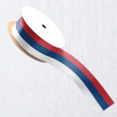 セルビア国旗の色のリボン，セルビア/スポーツ サテンリボン