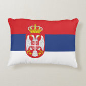 セルビア国旗 アクセントクッション (裏面)