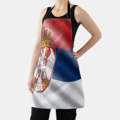 セルビア国旗 エプロン (インサイチュ)