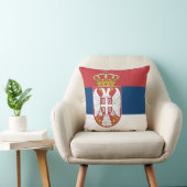 セルビア国旗 クッション (椅子)