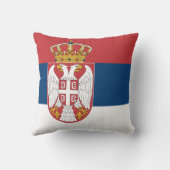 セルビア国旗 クッション (裏面)