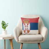 セルビア国旗 クッション (椅子)