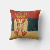 セルビア国旗 クッション (裏面)