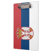 セルビア国旗 クリップボード (左)