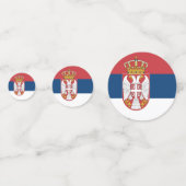 セルビア国旗 コンフェッティ (裏面)