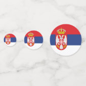 セルビア国旗 コンフェッティ (裏面)