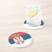 セルビア国旗 コースター (側面)