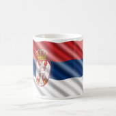 セルビア国旗 コーヒーマグカップ (中央)