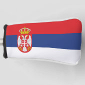 セルビア国旗 ゴルフヘッドカバー (正面)