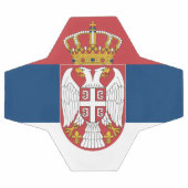 セルビア国旗 サッカーボール (フラット)