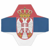 セルビア国旗 サッカーボール (フラット)