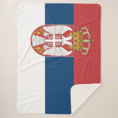 セルビア国旗 シェルパブランケット (正面)