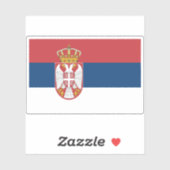 セルビア国旗 シール (シート)