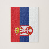 セルビア国旗 ジグソーパズル (縦)