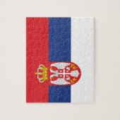 セルビア国旗 ジグソーパズル (縦)