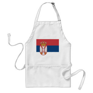 セルビア国旗 スタンダードエプロン