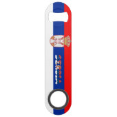 セルビア国旗 スピード栓抜き (裏面)