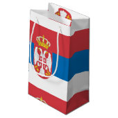 セルビア国旗 スモールペーパーバッグ (裏面アングル)